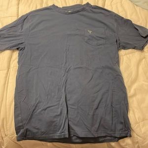 Navy Blue Tee With Little Design